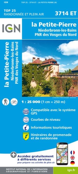 3714ET La Petite Pierre - Niederbronn-les-Bains - PNR des Vosges du Nord