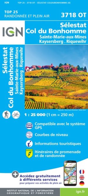 3718OT Sélestat - Col du Bonhomme - Sainte-Marie-aux-Mines - Kaysersberg - Riquewihr