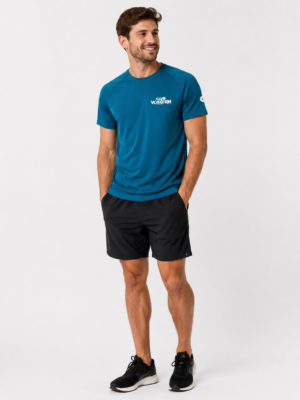 Tee-shirt Bleu Canard