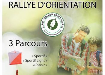 Affiche rallye orientation St Quirin