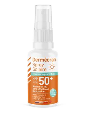 SSO050 - Dermécran Spray solaire SPF 50+ Spray 50 ml recto